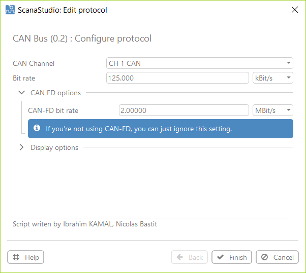 Adding CAN bus protocol analyzer