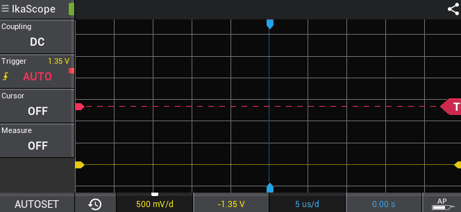 IkaScope WS200 oscilloscope application