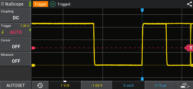 Navigation through captured analog signal