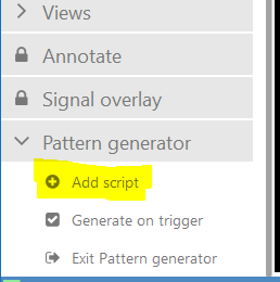 Add a pattern generator script